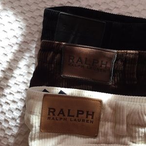 Ralph Lauren - 3 pair - corduroy boot cut pants